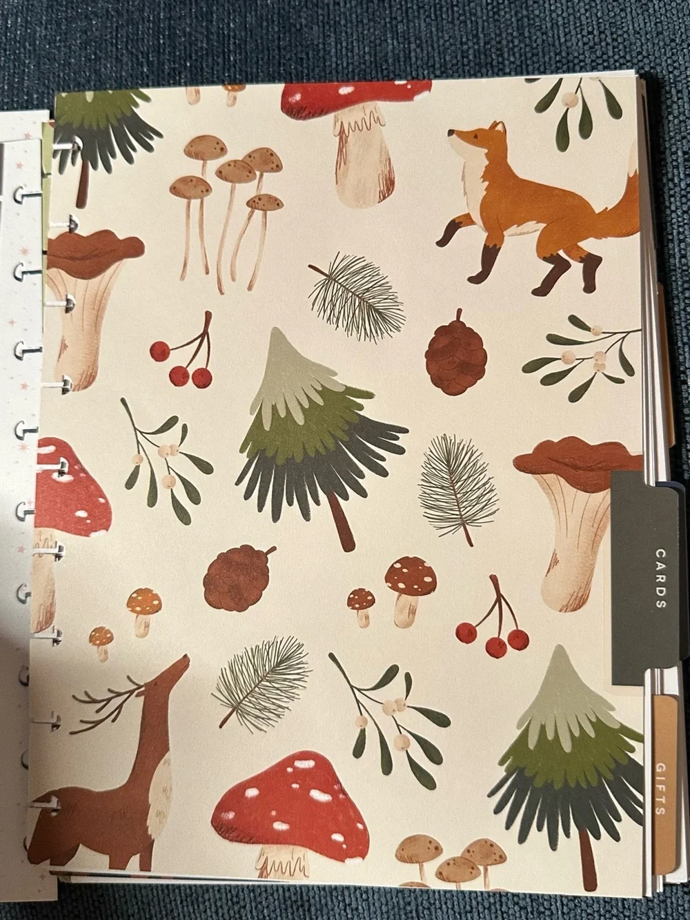 Happy Planner Red & Green Woodland Seasons Holiday Extension